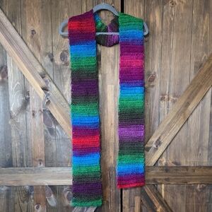 Kaleidoscope Crochet Colorful Scarf